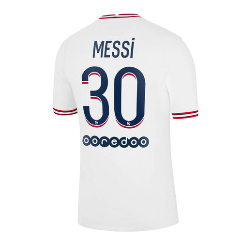2021/22 Lionel Messi #30 PSG Fourth Jersey Official Nameset