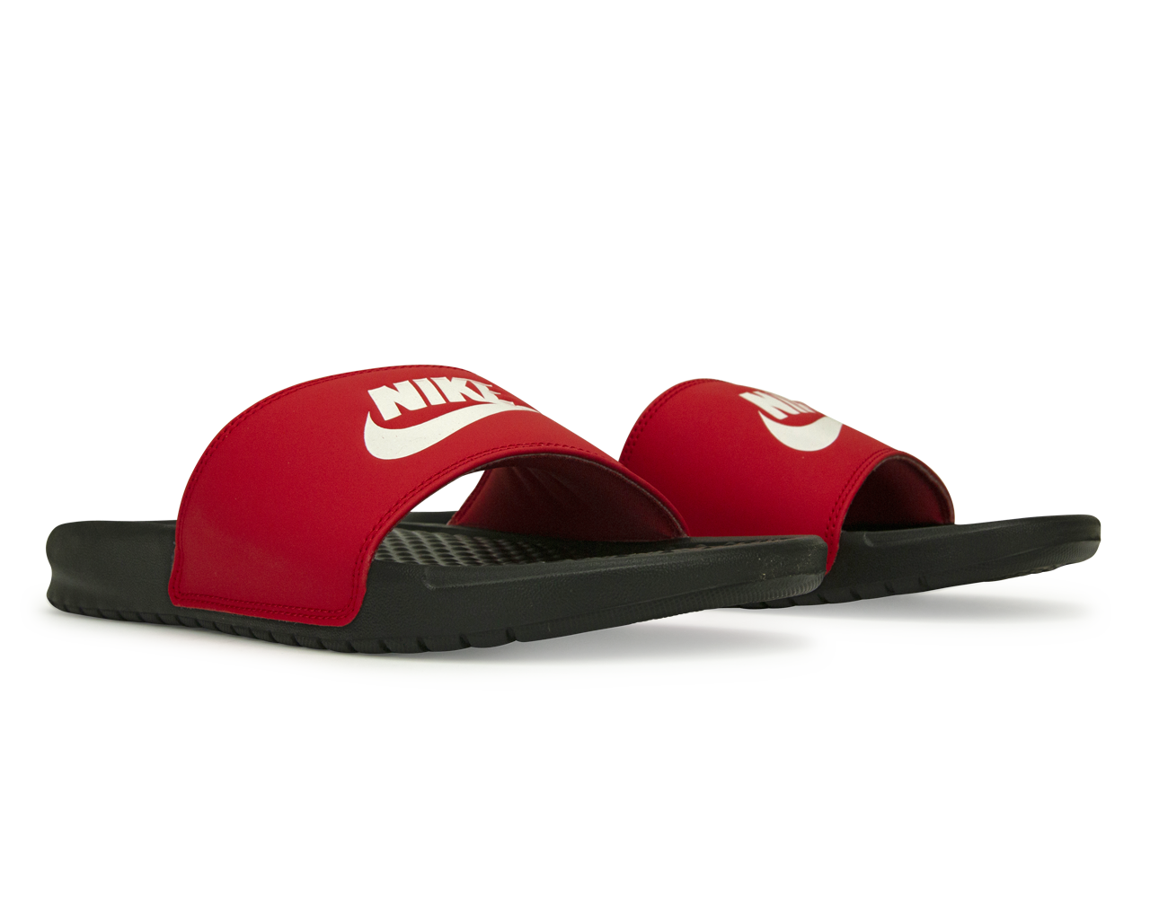 Nike Men's Benassi JDI Sandal Black/Red