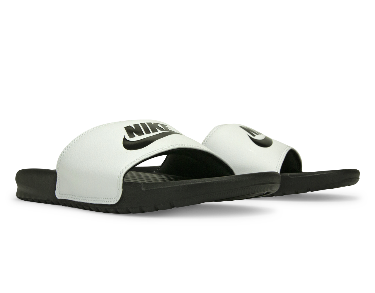 Nike Men's Benassi JDI Sandal White/Black