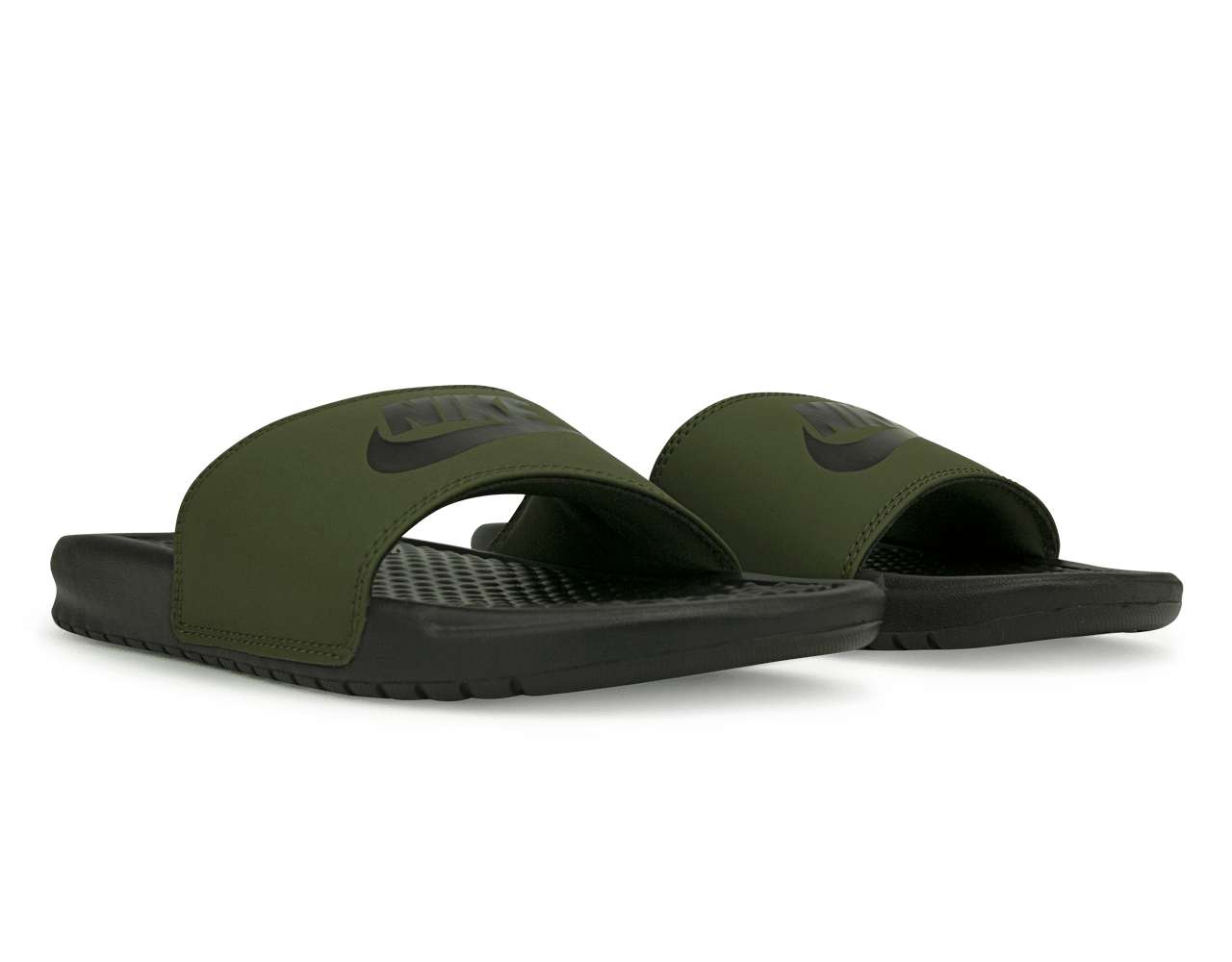 Nike Men's Benassi JDI Sandal Cargo Khaki/Black