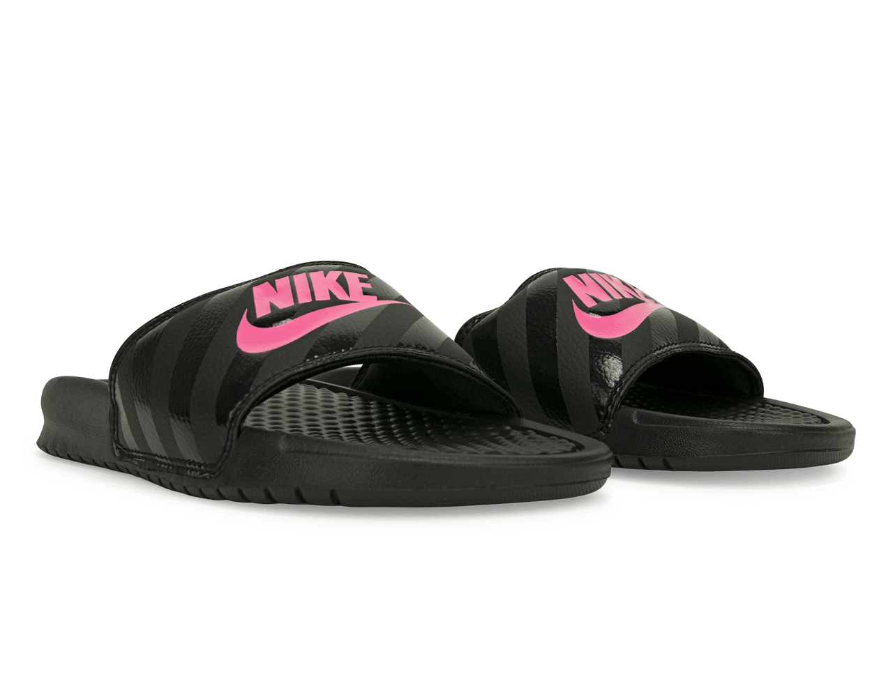 Nike Women's Benassi JDI Sandal Black/Pink