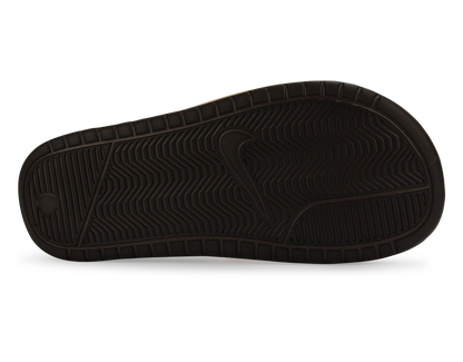 Nike Women's Benassi JDI Sandal Crimson Tint/Metallic Gold