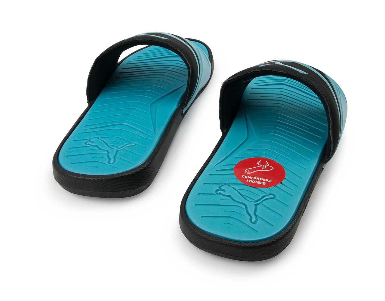 PUMA Men's StarCat Pro Sandals Black/Atomic Blue