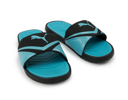 PUMA Men's StarCat Pro Sandals Black/Atomic Blue