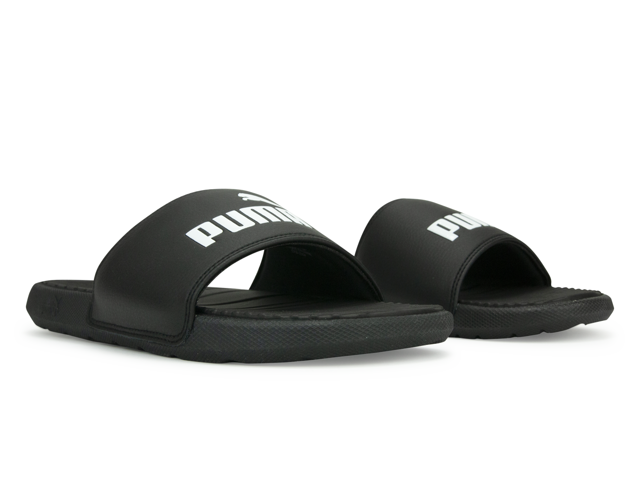 PUMA Men's Cool Cat Sandals Black/White