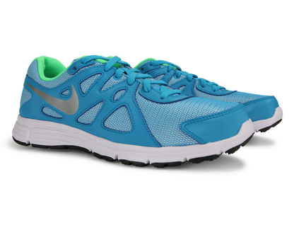 Nike Kids Revolution 2 GS Blue Lagoon/ Metallic Silver