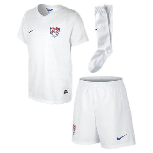 Nike Little Boys USA 14/15 Home Stadium Kit Football White/Game Royal