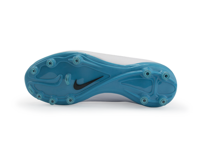 Nike Kids Hypervenom Phelon FG White/Blue Lagoon/Crimson Black
