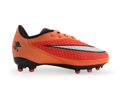 Nike Kids Hypervenom Phelon FG Hyper Crimson/White/Atomic Orange