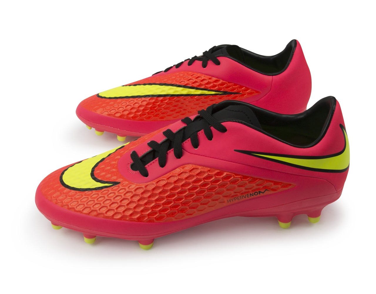 Nike Men's Hypervenom Phelon FG Bright Crimson/Volt/Hyper Punch