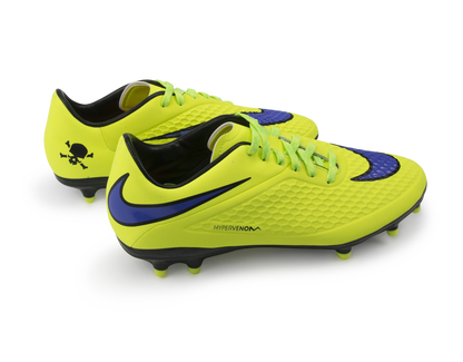 Nike Men's Hypervenom Phelon FG Volt/Hot Lava/Persian Violet