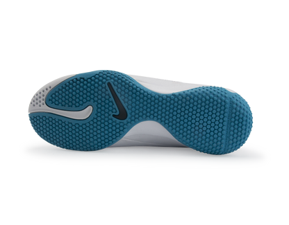 Nike Kids Hypervenom Phelon Indoor Soccer Shoes White/Blue Lagoon/Total Crimson