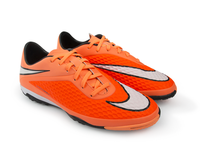 Nike Men's Hypervenom Phelon Turf Soccer Shoes Hyper Crimson/White/Atomic Orange
