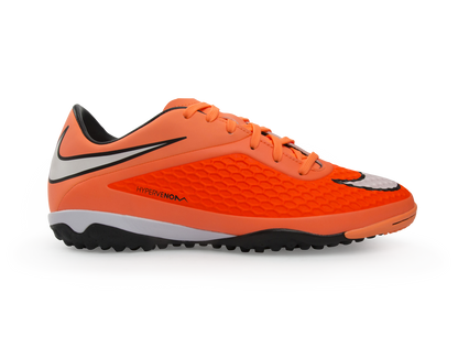 Nike Men's Hypervenom Phelon Turf Soccer Shoes Hyper Crimson/White/Atomic Orange