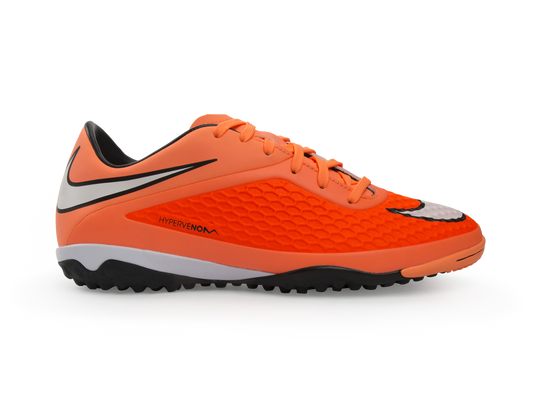 Nike Men's Hypervenom Phelon Turf Soccer Shoes Hyper Crimson/White/Atomic Orange