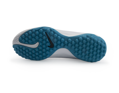 Nike Kids Hypervenom Phelon Turf Soccer Shoes White/Blue Lagoon/Total Crimson