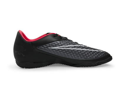 Nike Men's Hypervenom Phelon Indoor Soccer Shoes Black/Black/Hyper Punch