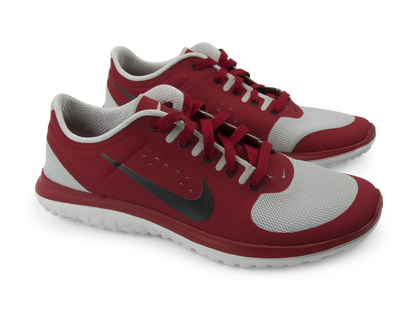 Nike Men's FS Lite Run Running Shoes Pure Platinum/Black/Gym Red