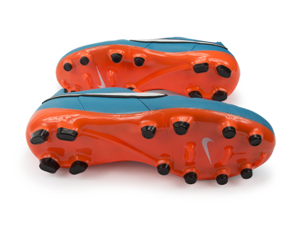 Nike Kids Tiempo Genio Leather FG Neo Turquoise/White/Hyper Crimson