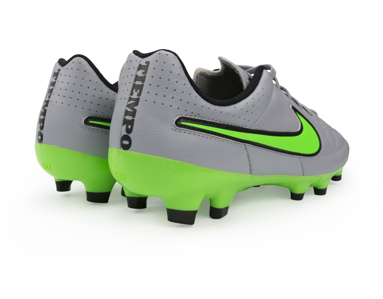 Nike Men's Tiempo Genio FG Wolf Grey/Green Strike/Black