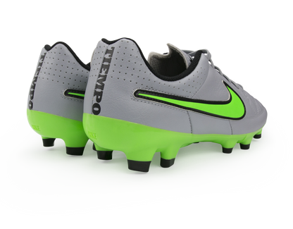 Nike Men's Tiempo Genio FG Wolf Grey/Green Strike/Black