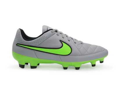Nike Men's Tiempo Genio FG Wolf Grey/Green Strike/Black