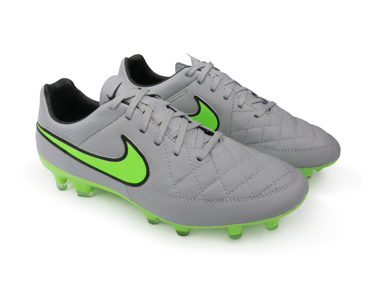 Nike Men's Tiempo Legacy FG Wolf Grey/Green Strike/Black