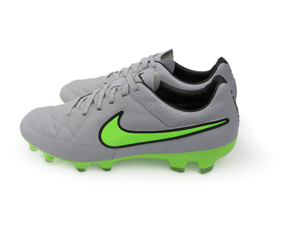 Nike Men's Tiempo Legacy FG Wolf Grey/Green Strike/Black