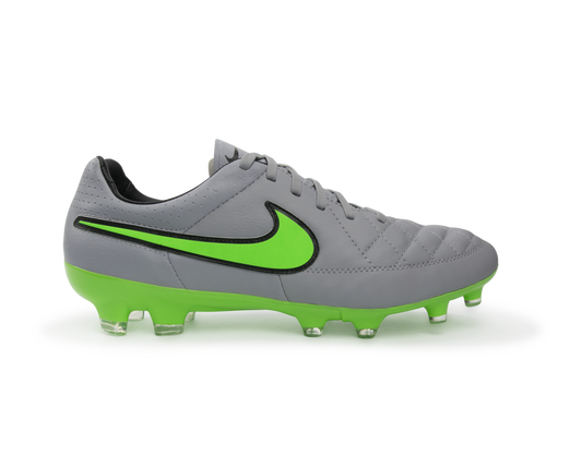Nike Men's Tiempo Legacy FG Wolf Grey/Green Strike/Black