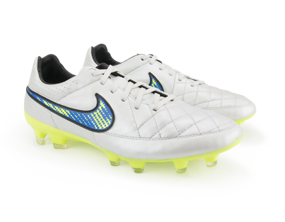 Nike Men's Tiempo Leagcy FG White/Volt/Soar