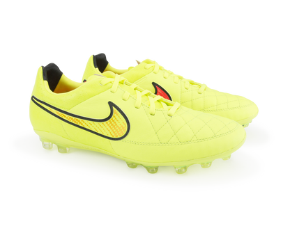 Nike Men's Tiempo Legacy AG Soccer Cleats Volt/Hyper Punch/Black