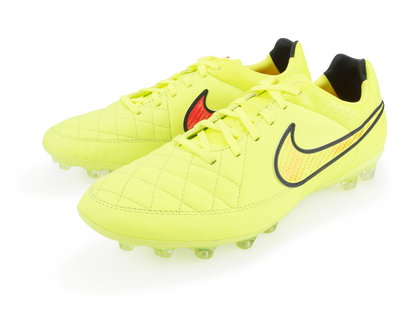 Nike Men's Tiempo Legacy AG Soccer Cleats Volt/Hyper Punch/Black