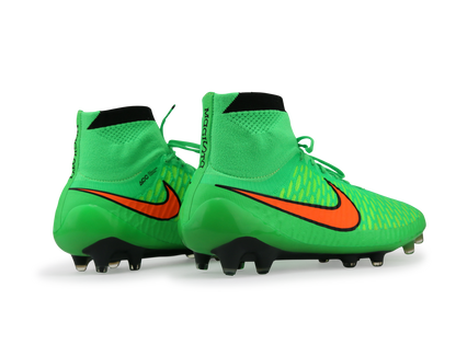 Nike Men's Magista Obra FG Posion Green/Total Orange/Flash Lime