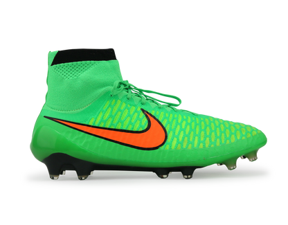 Nike Men's Magista Obra FG Posion Green/Total Orange/Flash Lime