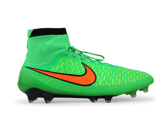 Nike Men's Magista Obra FG Posion Green/Total Orange/Flash Lime