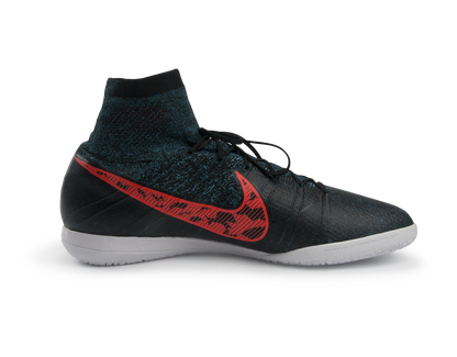 Nike Men's Elastico Superfly Indoor Soccer Shoes  Black/Black/Total Crimson