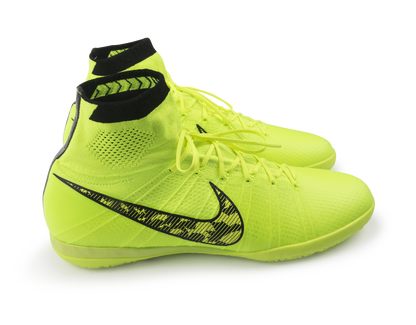 Nike Men's Elastico Superfly Indoor Soccer Shoes Volt/Black/Flash Lime