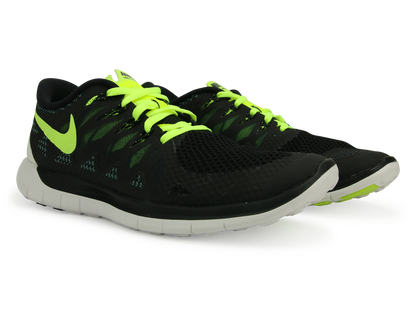 Nike Men's Free 5.0 Running Shoes Black/Volt Dark/Magnet Gray