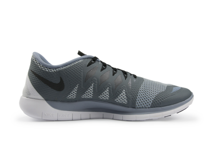 Nike Men's Free 5.0  Running Shoes Cool Blue/Black/Wolf Grey