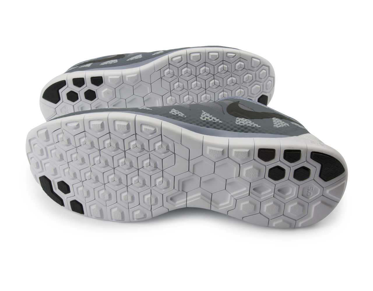 Nike Men's Free 5.0  Running Shoes Cool Blue/Black/Wolf Grey
