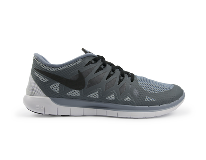 Nike Men's Free 5.0  Running Shoes Cool Blue/Black/Wolf Grey