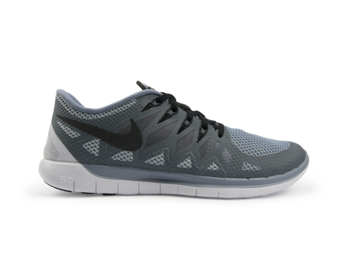 Nike Men's Free 5.0  Running Shoes Cool Blue/Black/Wolf Grey
