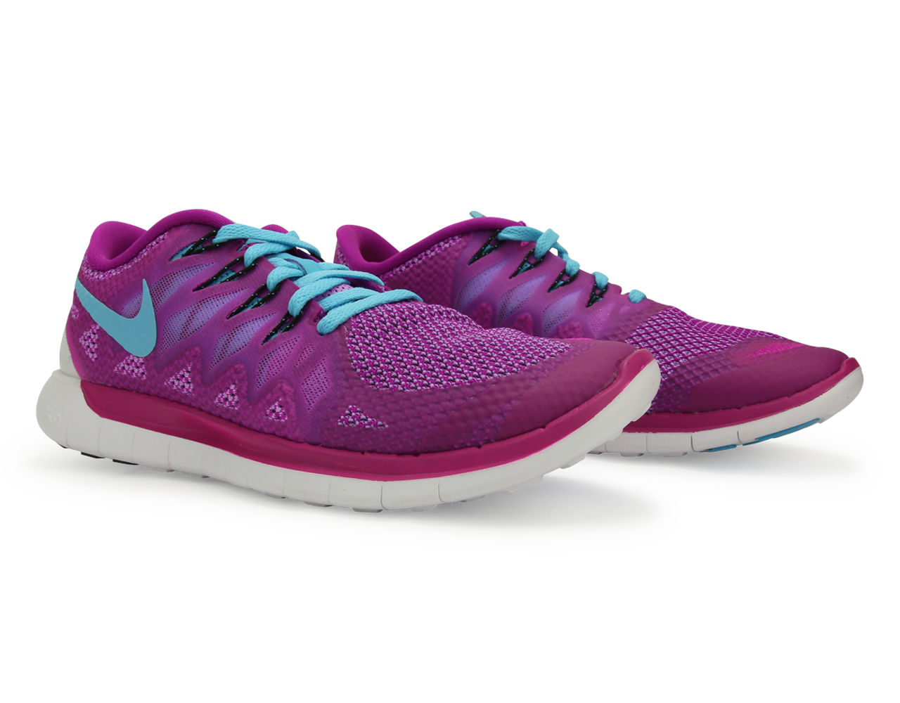 Nike Women's Free 5.0 Running Shoes Fuchsia Flash/Clearwater
