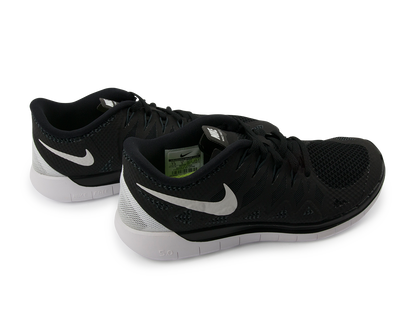 Nike Kids Free 5.0 Running Shoes Black/White/Anthracite