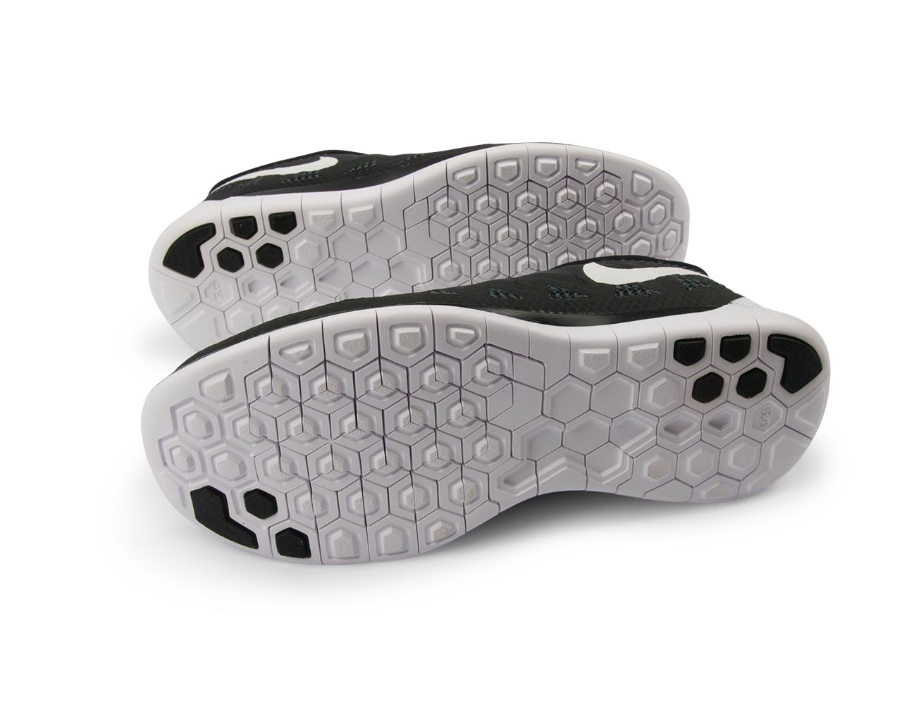 Nike Kids Free 5.0 Running Shoes Black/White/Anthracite