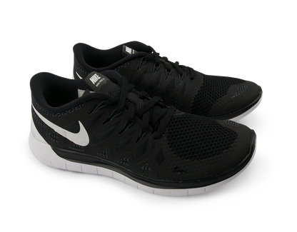 Nike Kids Free 5.0 Running Shoes Black/White/Anthracite