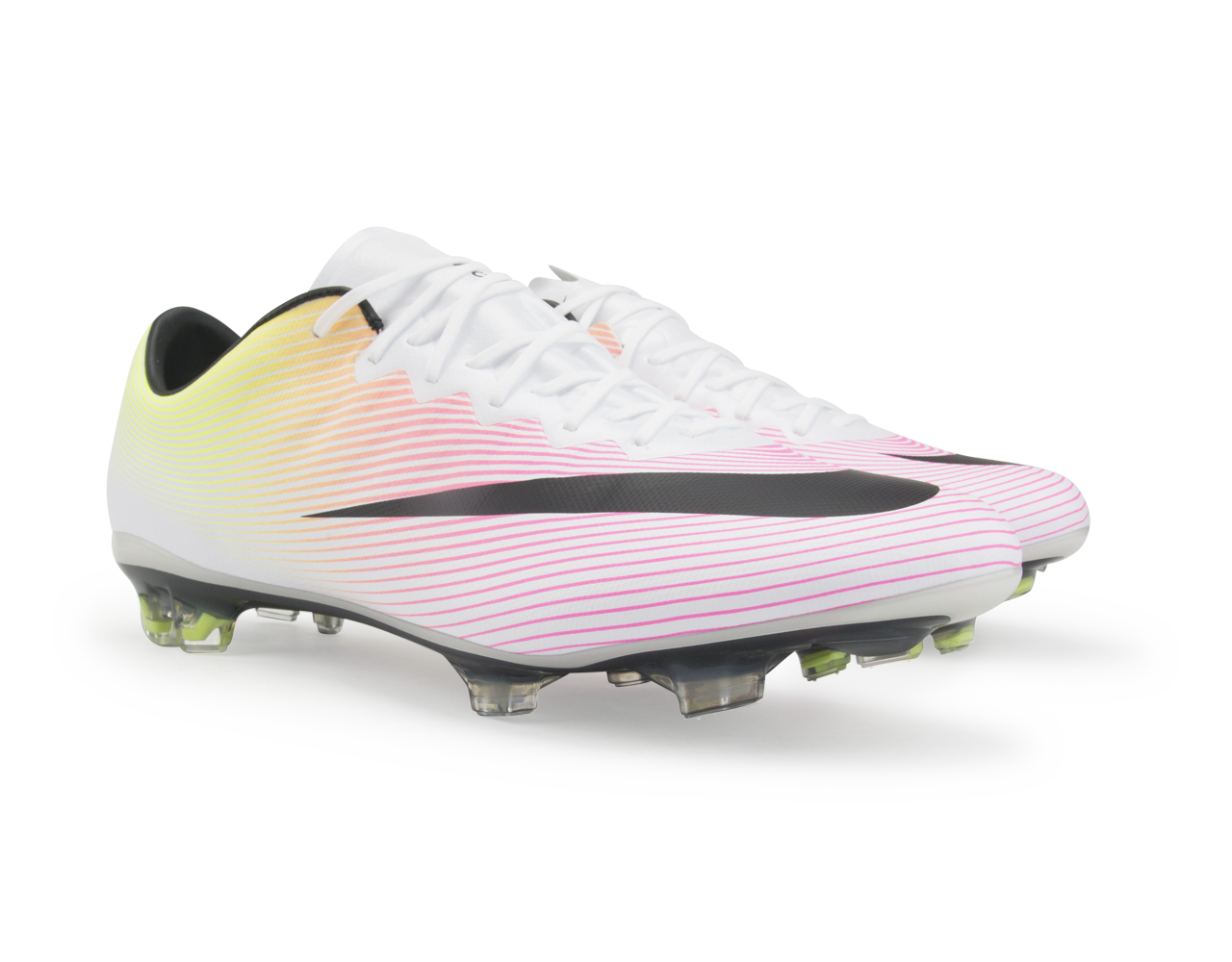 Nike Men's Mercurial Vapor X FG White/Black/Volt