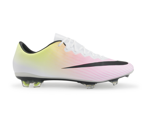 Nike Men's Mercurial Vapor X FG White/Black/Volt