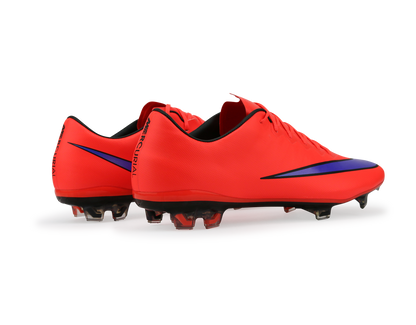 Nike Men's Mercurial Vapor X FG Bright Crimson/Violet/Black