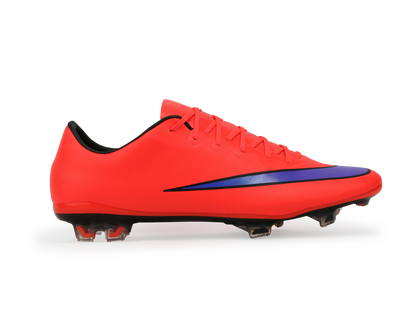 Nike Men's Mercurial Vapor X FG Bright Crimson/Violet/Black